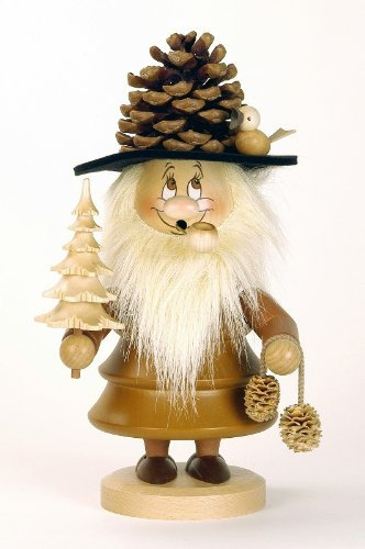 Kunsthandwerkstube Christian Ulbricht Räuchermännchen Wichtel Zapfenmännchen 33,0 cm