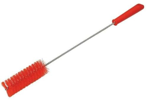 Tube Brush, Ø40 mm, 510 mm, Hard, Red