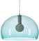Kartell FL/Y Lampada a Sospensione E27, 15 W, Verde Salvia, Diametro 52 cm