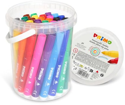 Große Filzstifte von Primo P622BPJ36N, (36 Stück)