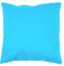 Hans-Textil-Shop Kissenbezug 40x40 cm Uni Türkis Baumwolle Dekokissen Kissenhülle Couchkissen Sofakissen Deko Reißverschluss