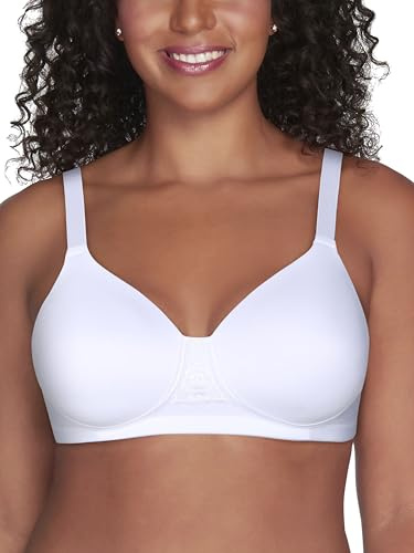 Vanity Fair Women’s Beauty Back Full Figure Wirefree Bra 71380, star white, 38DDD