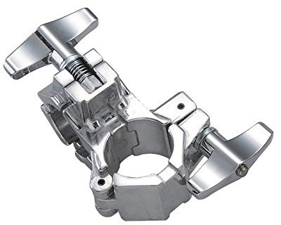 Fame MCR-2 Rack Clamp, Stabile 90° Rohrverbindung Klammer für Drums, Verchromt, Ideal für Ausgefallene Setups, Hochfunktionell, Preiswert