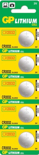 GP Le batterie a bottone al litio CR2032-C5 (prezzo e venduti per striscia di cinque)