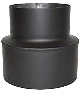 Humo Tubo De Tubo De Estufa 2 mm reducción de 200 – 180 negro