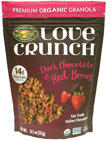 Love Crunch Dark Chocolate & Red Berries Granola, 11.5 oz (Pack of 1)