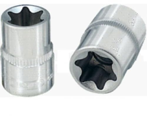 KS Tools 918.1584 1/4 CHROMEplus TX-E-Stecknuss, E6