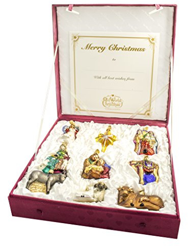 Old World Christmas Nativity Collection Glass Ornament