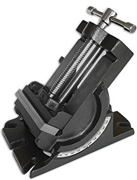 Morsa inclinable X taladro a columna fresa Sogi Mi/115 Fresadora