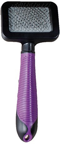 Karlie Brosse Universelle avec poignée pour Chat, Violet/Noir