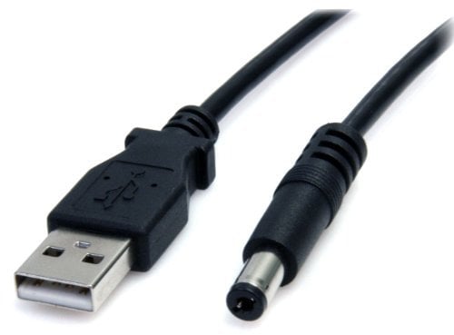 StarTech.com Cable de 91cm de alimentación USB A a M de Tipo Barril de 5,5mm