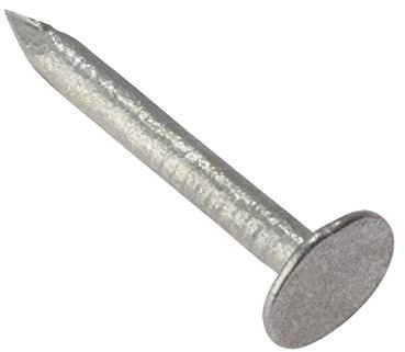 ForgeFix Clout Nails | 3.35 x 50mm | Galvanised | Bag 500gm