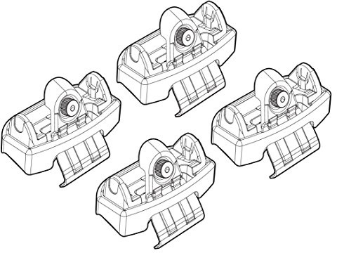 Lampa n21169 Attacks Kit for Mounting on the Roof of two bars, 169