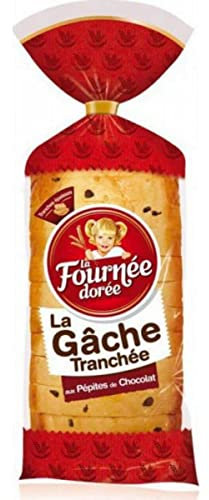 La Fournée Dorée La Gâche Tranchée aux Pépites de Chocolat 500 g