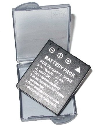 Maxsima - Compatible CGA-S004E, CGA-S004A, CGA-S004, DMW-BCB7, Replacement Lithium Li-on Battery S004 for Panasonic Lumix, DMC-FX7, DMC-FX2, DMC-FX7B, DMC-FX2B, DMC-FX7R, DMC-FX7W, DMC-FX7S, DMC-FX7A, DMC-FX7T, FX2, FX7.