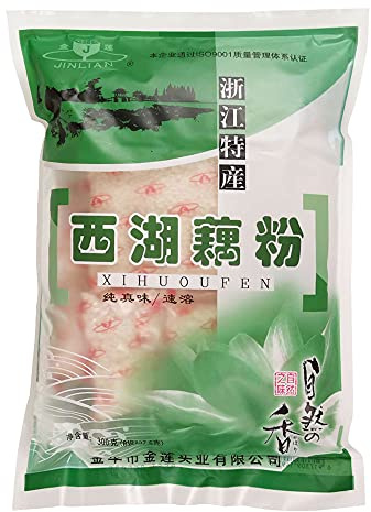 Lotus Root Powder , West Lake Lotus Root Starch Powder , 8 Individual Serving Packets