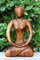 G6 Collection 30.5 cm Holz-Skulptur, handgefertigt, abstrakte Skulptur, Yoga-Meditationsstatue – Ruhe – Kunst, dekorative Heimdekoration, handgefertigte Figur, handgeschnitzt, abstraktes Yoga