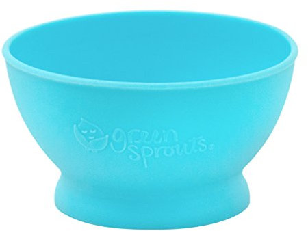 Green Sprouts cuenco de aprendizaje para bebé (Aqua)