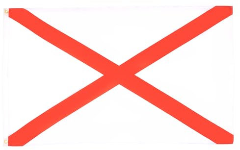 AZ FLAG - Drapeau Croix de saint Patrick - 150x90 cm - Drapeau Paddy'S Cross 100% Polyester Avec Oeillets Métalliques Intégrés - Pavillon 110 g