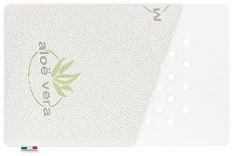 Babysanity Fresco Cuscino Lettino Antisoffoco Soderabile Neonato Bambino Aloe Anallergico Rivestimento Lavabile Made in Italy (Aloe)