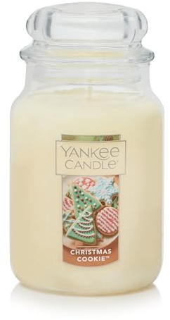 Yankee Candle 8357 Bougie Chauffe-Plat en Verre 625 g Motif Cookie de Noël