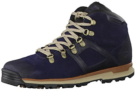 Timberland GT Scramble FTP_GT Scramble Mid Leather WP, Stivali classici imbottiti a gamba corta uomo, Blu, 40