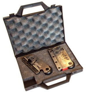 RALI Custodia con set di pialle manuali G03 + B30 per falegnameria | Taglio doppio reversibile, regolazione della profondità della lama, allineamento automatico della lama
