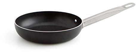 Quid Pro Chef Bratpfanne aus Aluminium, Bedruckt, 24 cm, Aluminium, elektrisch, geeignet für Glaskeramik, 2 Schichten, Antihaftbeschichtung