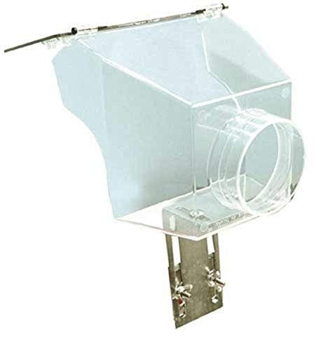 PSI Woodworking DLHOODC2 Clear Wood Lathe Dust Hood with Magnetic Mounting Clamp