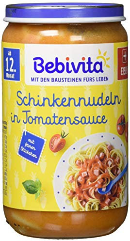 Bebivita Schinkennudeln in Tomatensauce, 6er Pack (6 x 250 g)