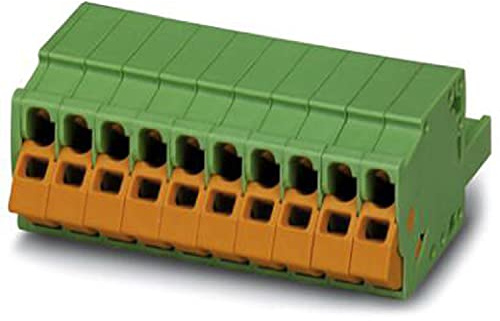 PHOENIX CONTACT QC 1,5/2-ST Leiterplattenstecker, 12 A, 630 V, 1,5 mm² Nennquerschnitt, Grün, 2 Anzahl der Potenziale, QC 1,5/..-ST Artikelfamilie, 5 mm Rastermaß, 50 Stück