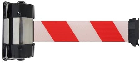 Viso RW40RB Farbroller, zur Wandmontage, mit rotem und weißem Gurt