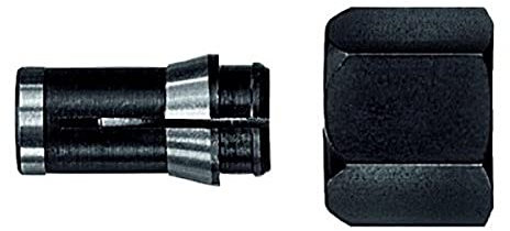 Bosch 1x Spannzange mit Spannmutter (Ø 1/8'', Zubehör für Geradschleifer)