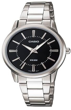 CASIO LTP-1303D-1AVDF Damen-Armbanduhr, Analog, silberfarben
