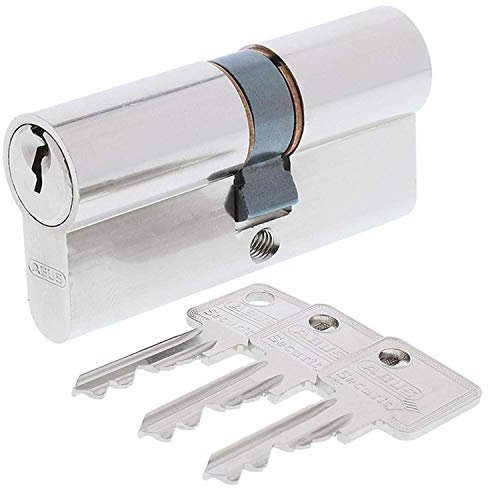 ABUS Profilzylinder C73 N+G, Verschiedenschliessend, Länge: 28/34, Nickel