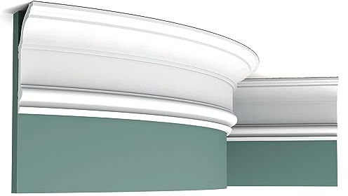 Orac Flexible moulding C339F 200 cm x 14.1 cm x 6.4 cm Polyurethane pre-primed