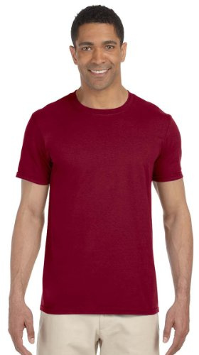 Gildan Mens Short Sleeve Soft-Style™ T-Shirt (2XL) (Antique Cherry Red)