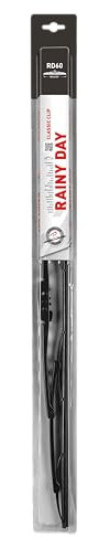 Trico Rainy Day 600MM Scheibenwischer Frontscheibe, Konventionelles Wischerblatt für ältere Fahrzeuge, Schwarz