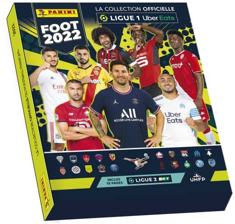 Panini Box 1 weiches Album + 31 Hüllen - Fußball-Sticker-Set für Kinder - Papierrechteckig - Indoor - Wand, Glas, Kunststoff