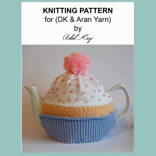 Chloe Cupcake Birthday Cake Vintage Novelty Teapot Tea Room Cosy DK Yarn Knitting Pattern