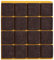 peha Filzgleiter selbstklebend 20 Stück, Länge 15 mm Breite 3 mm Dicke, braun, 15 x 15 x 3 mm, 2930001V-EQ15