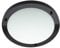 LITECRAFT Mari Ceiling Light Large Bathroom IP44 Rated Flush Integrated LED - Satin Black