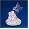 Kolibri & Porzellan Rose Glas Figur