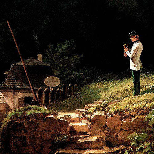 1art1 Carl Spitzweg Poster Die Zollwache, Detail Kunstdruck Bild 40x40 cm