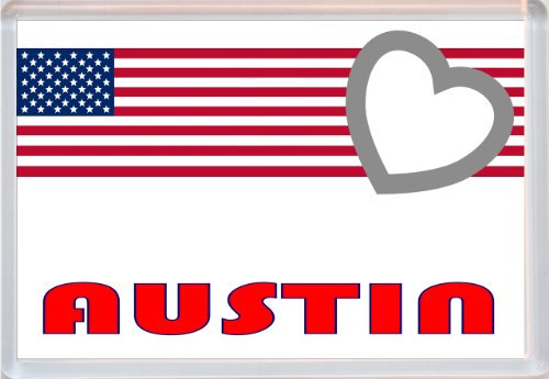 Austin - Texas - Love USA/American Cities - Jumbo Fridge Magnet (United States of America)