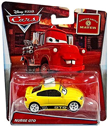 Disney Cars - Rescue Squad Mater Nurse GTO by, Mehrfarbig, DLJ88
