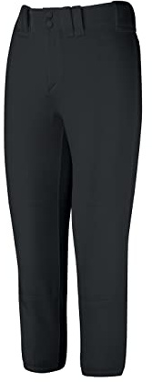 Mizuno Womens Select Low Rise Belted Pant S Black, Black, Small US