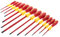 Wiha 32094 Slotted and Phillips Insulated Screwdriver Set, 1000 Volt, 13 Piece