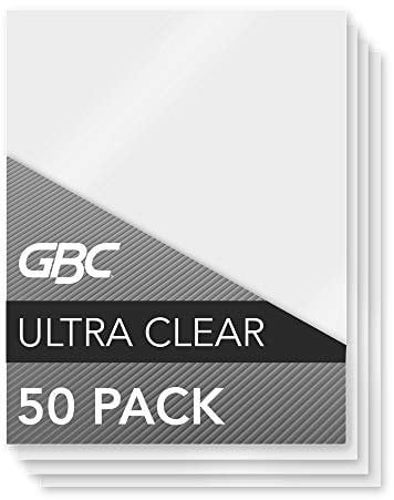 GBC UltraClear 3745690 Laminierfolien, 3 mm, 9 x 11 1/2, 50 Stück
