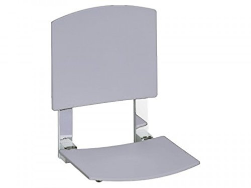 Keuco 14980010038 Plan Klappsitz Wandmontage lichtgrau verchromt